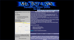 Desktop Screenshot of mrtintnsun.com